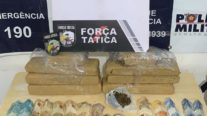 Força Tática prende suspeitos com 8 kg de maconha em Cuiabá