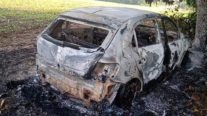Três homens encontrados mortos ao lado de carro incendiado em MT eram de SP, diz polícia