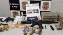 Operação integrada prende 12 em flagrante e apreende armas e drogas
