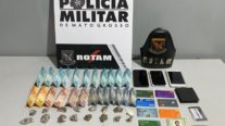Rotam prende três homens por estelionato e tráfico de drogas