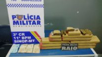 PM prende três pessoas por tráfico de drogas e apreende 15 kg de maconha