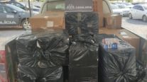 Cavalaria prende dois homens e apreende 1500 pacotes de cigarros contrabandeados