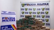 Casal é preso com 41 tabletes de pasta base de cocaína no município de Cláudia