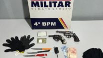 PM prende quadrilha e impede roubo de carga em Várzea Grande