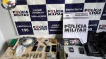 Força Tática prende homem por tráfico de drogas e porte ilegal de arma
