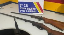 Duas pessoas são presas por lesão corporal e porte ilegal de arma