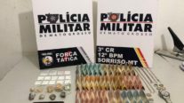 Dupla é presa com porções de drogas e R$ 1,4 mil em dinheiro em Sorriso