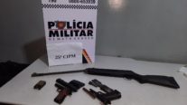 Polícia Militar prende suspeito por ameaçar pai com arma de fogo em Várzea Grande