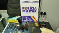 Polícia Militar prende suspeito, apreende adolescente e recupera veículos roubados