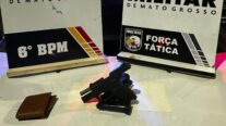 PM prende homem e apreende adolescente por porte ilegal de arma de fogo