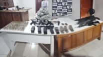 Polícia Militar apreende 10 armas de fogo e 30 quilos de drogas em Vila Bela da Santíssima Trindade