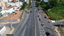 Obras no Complexo Viário Leblon avançam em três frentes
