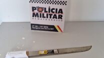 Polícia Militar prende suspeito que tentou matar homem com um facão em Tangará da Serra