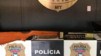 Polícia Civil prende homem por ameaça e porte ilegal de arma de fogo em Alto Garças