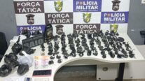 Homem é preso pela Polícia Militar com 226 porções de maconha