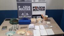 Polícia Militar apreende mais de cinco quilos de drogas e prende dois faccionados