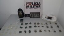 Força Tática apreende adolescente com 43 porções de drogas em Tangará da Serra