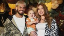 Virginia Fonseca e Zé Felipe posam juntos na comemoração dos 10 meses do filho caçula