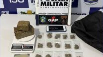 Polícia Militar prende homem por tráfico e apreende 17 porções de drogas