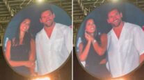 Messi e Antonela Roccuzzo são destaques na ‘kiss cam’ em show do Coldplay em Miami