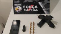 Força Tática apreende adolescente com arma de fogo em Cuiabá