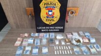 Polícia Civil prende jovens encontrados com drogas em casa de Lucas do Rio Verde