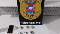 Polícia Civil desarticula ponto de venda de drogas em Nobres