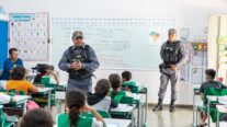 Parceria da Prefeitura de Cuiabá com a PM reforça segurança nas escolas