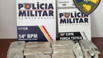 Polícia Militar prende homem com 8 quilos de maconha em Primavera do Leste