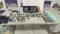 Polícia Militar prende casal por tráfico de drogas e apreende 102 porções de entorpecentes