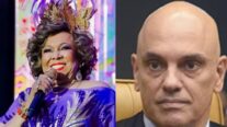 Alcione dedica show a Alexandre de Moraes, que estava na plateia: ‘Ele é o cara’