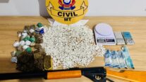 Polícia Civil apreende grande quantidade de droga embalada para venda em Tapurah