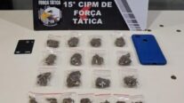 Força Tática prende homem com porções de maconha em Várzea Grande