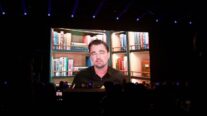 Leonardo DiCaprio faz discurso em defesa do cinema durante premiação