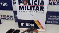 Polícia Militar prende dois homens e apreende armas de fogo em Cáceres