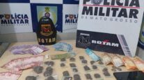 Rotam prende mãe e filha por tráfico de drogas e apreende entorpecentes e dinheiro