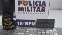 Rotam prende homem por tráfico de drogas e apreende 57 porções de cocaína
