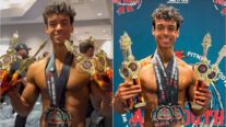 Victor Alexandre, Filho de Xanddy e Carla Perez, conquistou 7 ouros em fisiculturismo