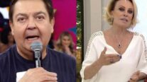 Ana Maria Braga quebra protocolo e manda recado para Faustão ao vivo na Globo