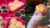 Filho de Justin Bieber experimenta doces brasileiros e detalhe chama atenção
