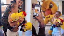 Filha de Neymar, Mavie supera medo do Canarinho Pistola e encanta torcida