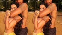 Lewis Hamilton posa em clima de romance com Kim Kardashian nas redes sociais
