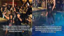 Agitação em Barretos! Ana Castela pula na piscina e está “proibida” no Rancho do Sertanejeiro