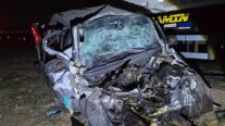 Motorista de caminhonete morre após tentar ultrapassagem e bater de frente com carreta na BR-070 em MT